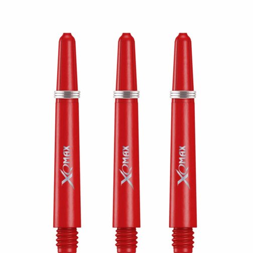 XQMax Polycarbonate Shafts - Solid Colour Logo - Red