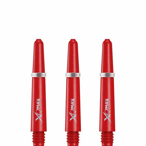 XQMax Polycarbonate Shafts - Solid Colour Logo - Red