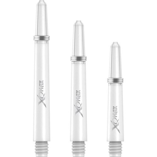 XQMax Polycarbonate Shafts – Solid Colour Logo  – White