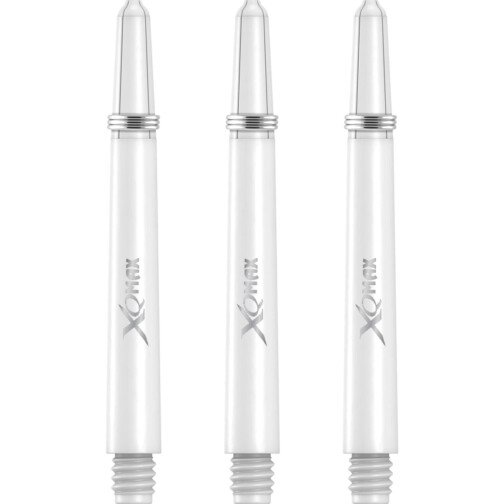 XQMax Polycarbonate Shafts - Solid Colour Logo - White