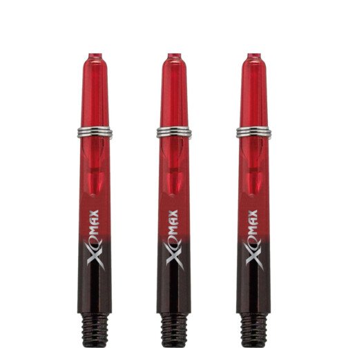 XQMax Gradient Polycarbonate Dart Shafts Black & Red