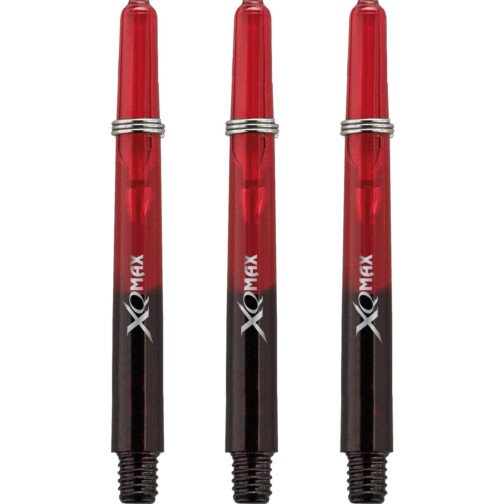 XQMax Gradient Polycarbonate Dart Shafts Black & Red